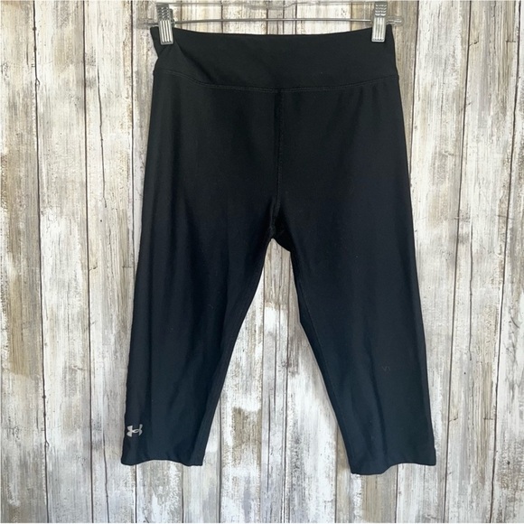 Under Armour Pants - Under Armor Black Compression Crop Pants